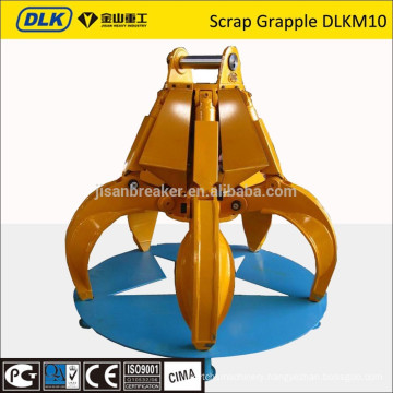 for 26-35 ton excavator scrap grapple DLKM10